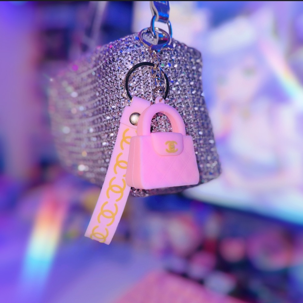 Pink Purse Keychain/Purse Charm